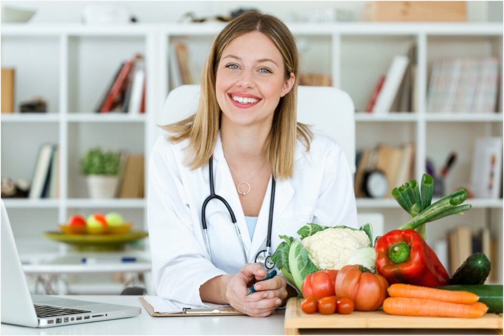 Students learning practical diet planning in a Nutrition & Dietetics class at PhiSTAR